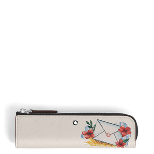 1 Pen Pouch with zip in Sartorial Leather