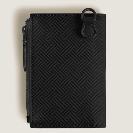 Mini Vertical Wallet 6cc in Extreme Leather