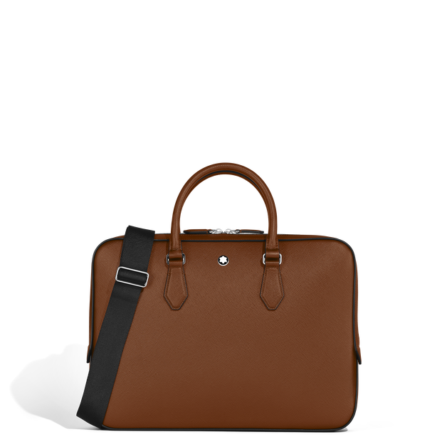 Thin Briefcase in Sartorial Leather - 1