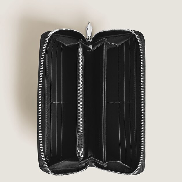Portefeuille Continental 12cc Zipp&eacute; en Cuir Soft - 5