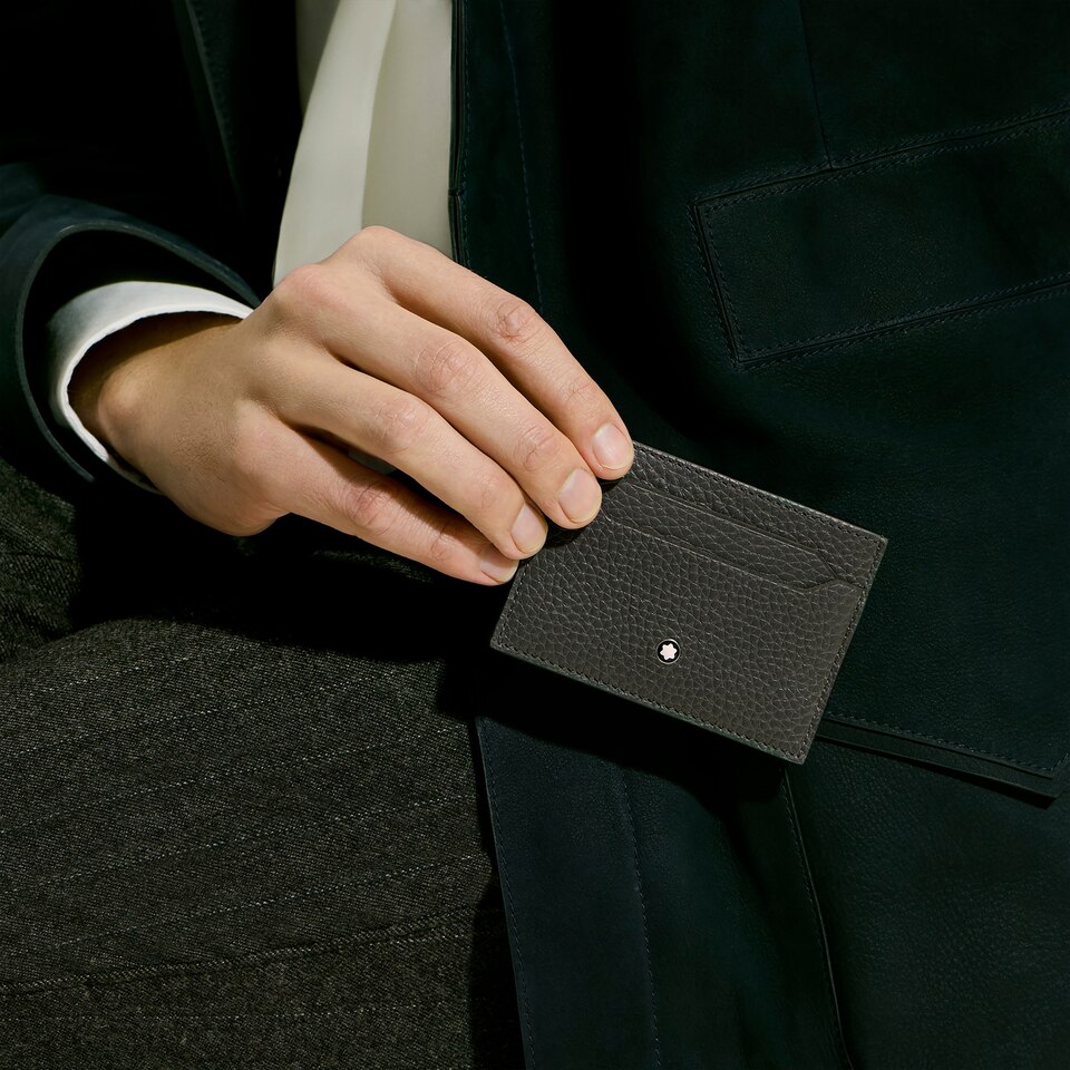 Card Holder 5cc in Grain Leather - 2