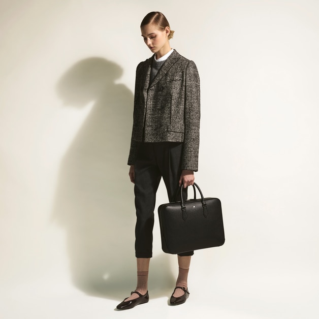 Medium Briefcase in Sartorial Leather - 5