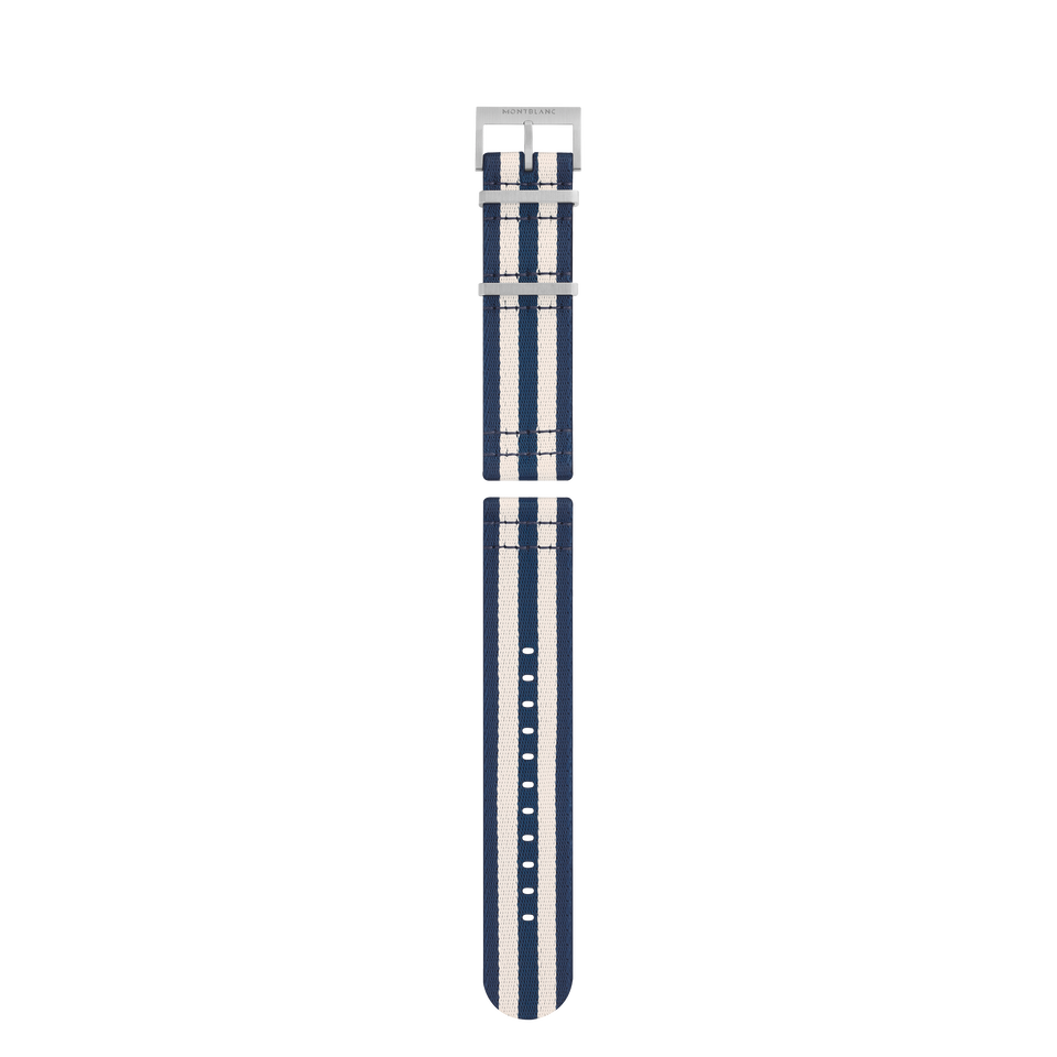 Blue & White Nylon Strap - 1