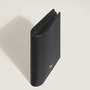 Mini Vertical Wallet 6cc in Sartorial Leather