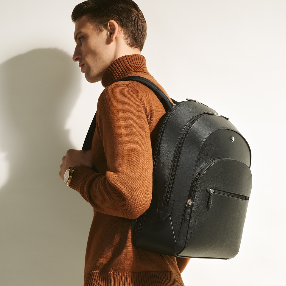 Sartorial large backpack 3 compartments - 2