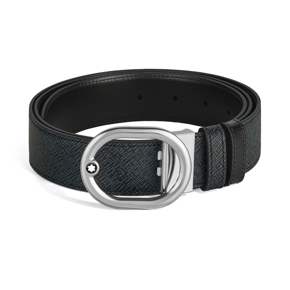 L'Ovale 35&nbsp;mm Reversible Belt in Sartorial Leather - 1