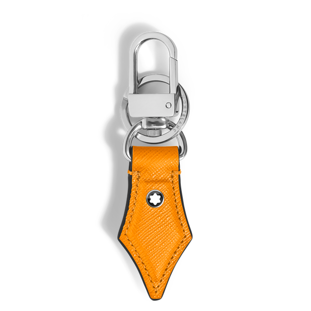 Porte-Cl&eacute;s Plume en Cuir Sartorial - 1