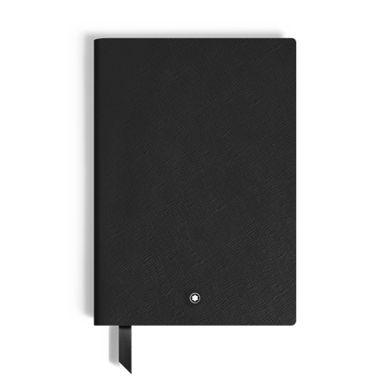 Notebook Medium, Saffiano Leather, Black - Blank Pages