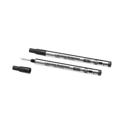 2 Rollerball LeGrand Refills, Mystery Black - Medium