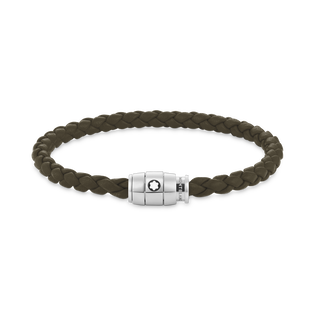 3 Rings Bracelet in Soft Leather