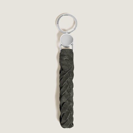 Loop Key Holder in Suede Leather