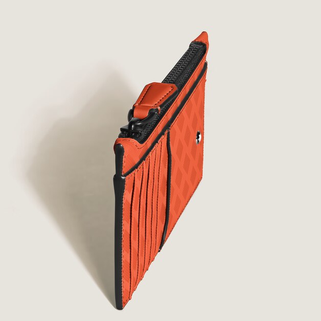 Card Holder 8cc with Zip in Extreme Leather - 3