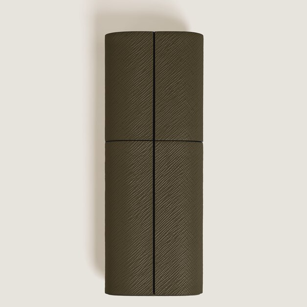 &Eacute;tui pour 2&nbsp;Instruments d'&Eacute;criture en Cuir Sartorial - 3