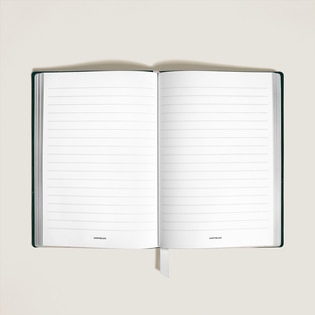 Mittelgro&szlig;es Notizbuch aus Corteccia-Leder, Linierte Seiten