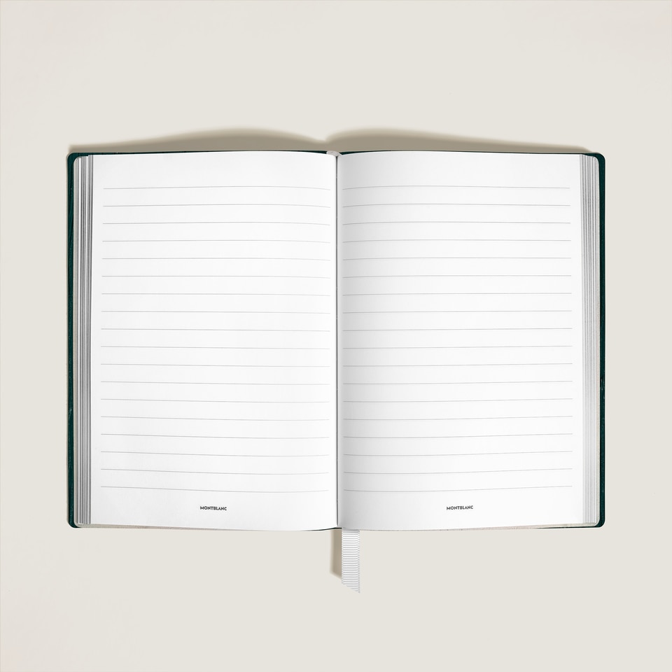 Mittelgro&szlig;es Notizbuch aus Corteccia-Leder, Linierte Seiten - 2