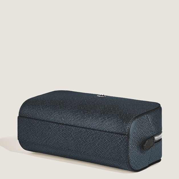 Small Wash Bag in Sartorial Leather - 8