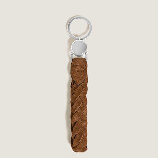 Loop Key Holder in Suede Leather