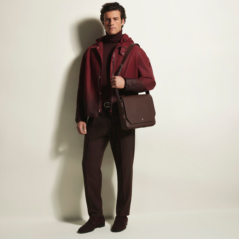Belt Messenger Bag in Sartorial Leather - 2