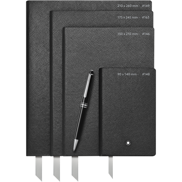 Cuaderno #146 pequeño, negro - con líneas - 3