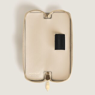1-Pen Pouch with zip in Meisterst&uuml;ck Leather