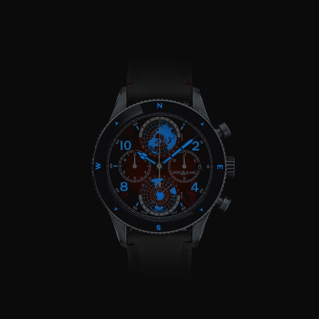 Montblanc 1858 Geosphere Chronograph 0 Oxygen Limited Edition - 290&nbsp;pi&egrave;ces - 5