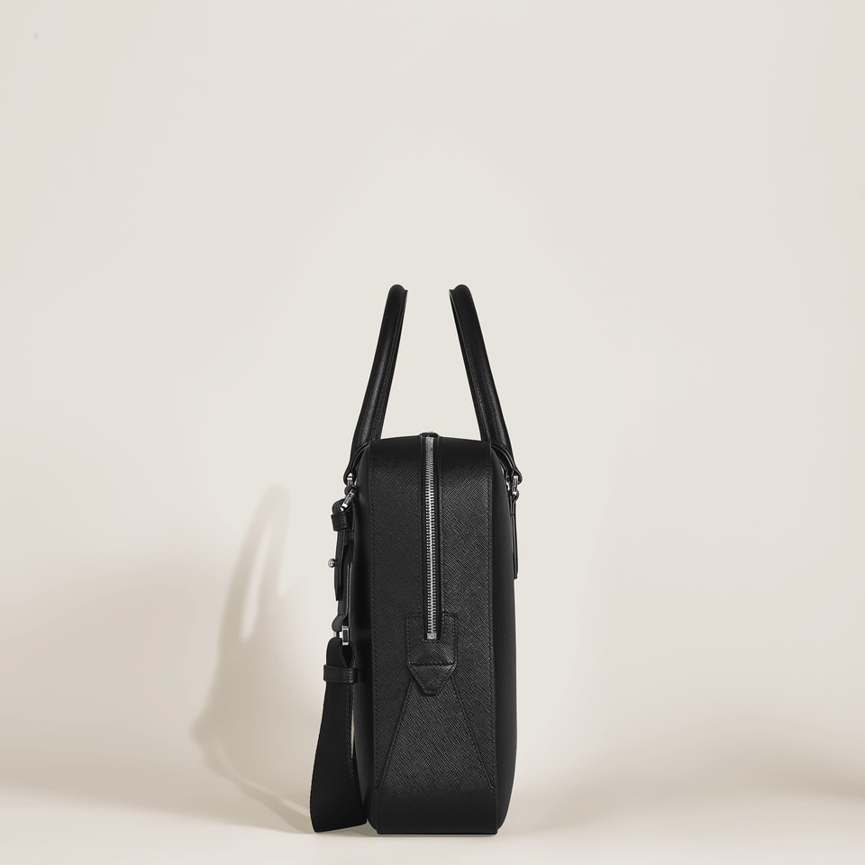 Medium Briefcase in Sartorial Leather - 7