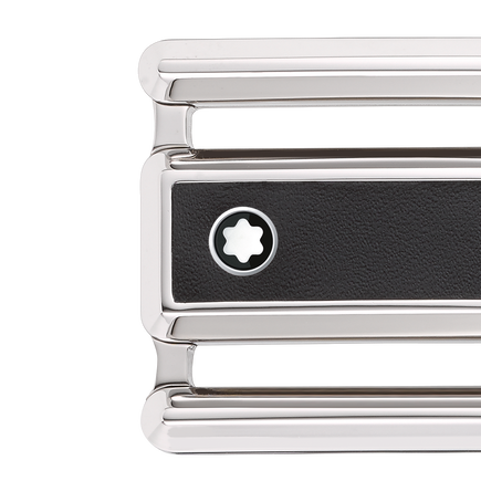 Black/brown 30 mm reversible leather belt