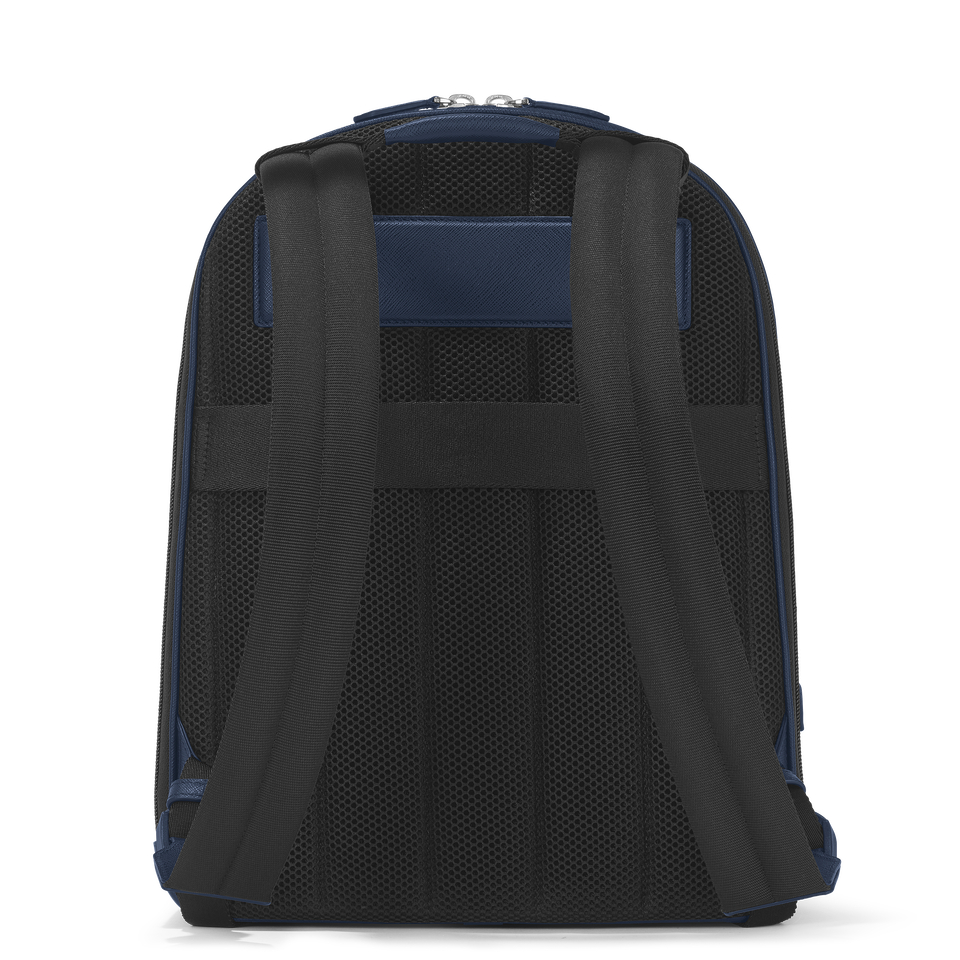 Medium Backpack with 3 Compartments in Sartorial Leather - 5