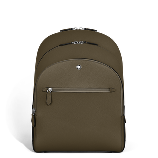 Medium Backpack with 3 Compartments in Sartorial Leather