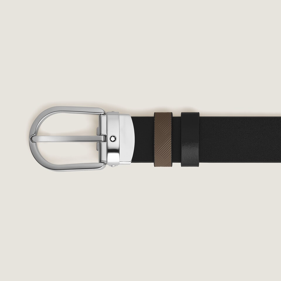 Horseshoe 30&nbsp;mm Reversible Belt in Extreme Leather - 2