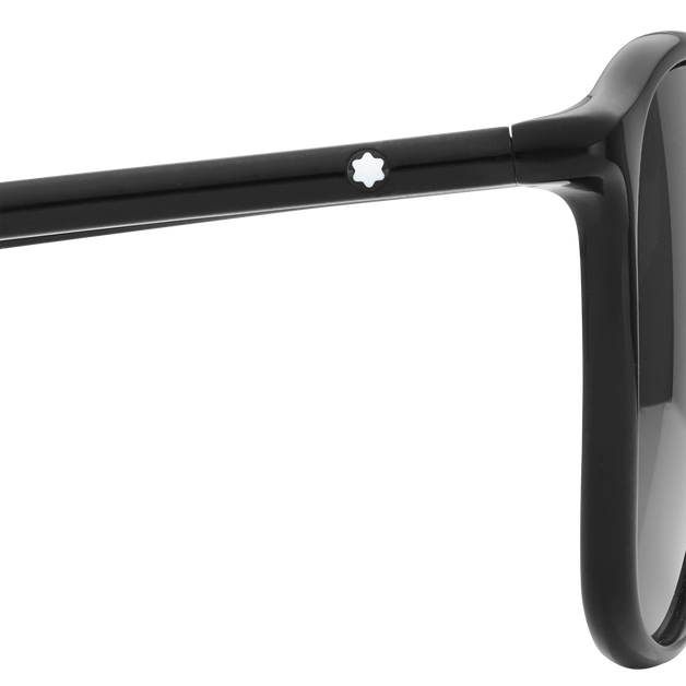Squared Sunglasses with Black Coloured Acetate Frame - 4