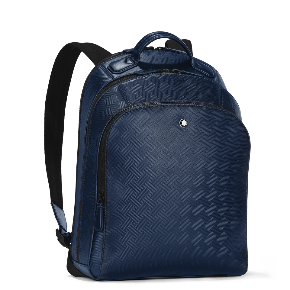 Medium Backpack with 3 Compartments in Extreme Leather - 4