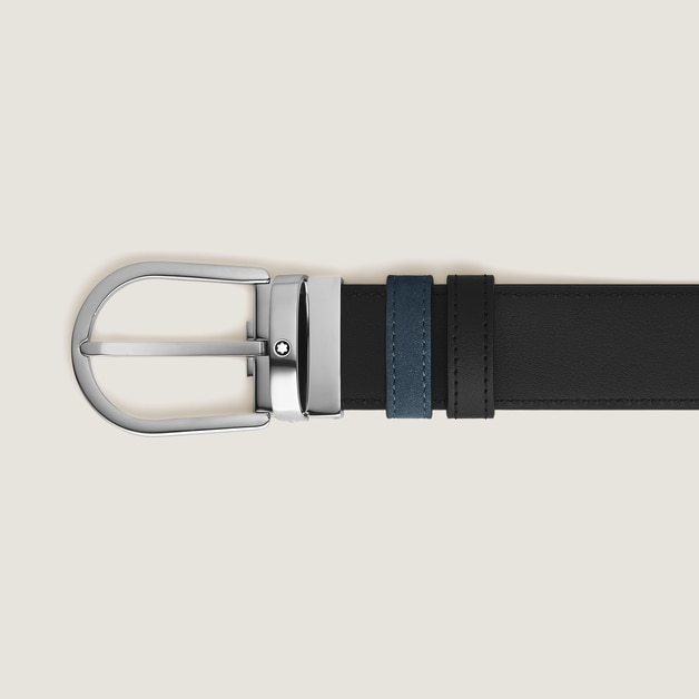 Horseshoe 35 mm Reversible Belt in Suede Leather  - 3