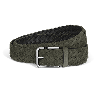 35 mm Belt in Suede with Square Meisterst&uuml;ck Buckle XL