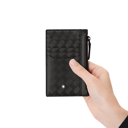 Porte-Cartes 8cc Zipp&eacute; en Cuir Extreme