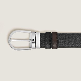 Horseshoe 35&nbsp;mm Reversible Belt in Grain Leather