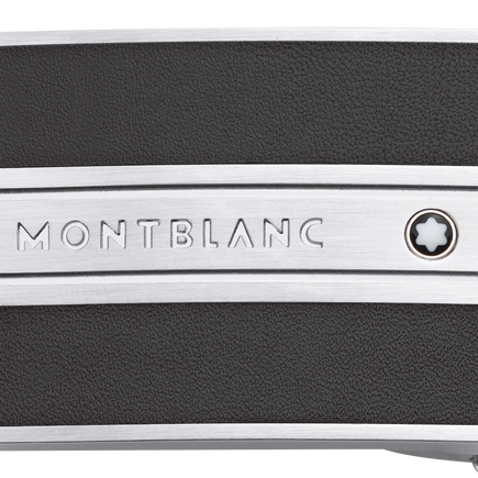 Montblanc Cinturón Reversible de Piel de 30 mm con Hebilla Plana