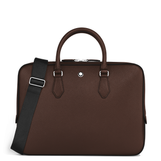 Thin Briefcase in Sartorial Leather