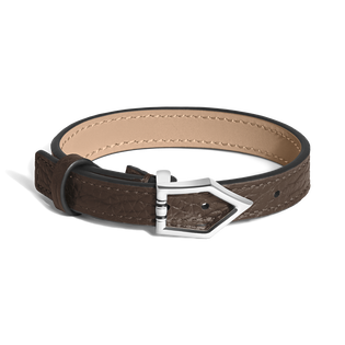 Plain Nib Bracelet in Grain Leather