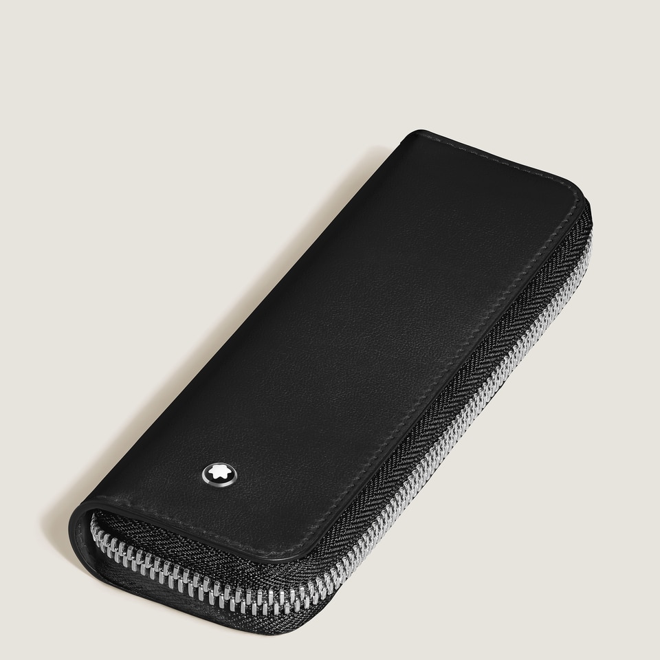 1-Pen Pouch with zip in Meisterst&uuml;ck Leather - 4