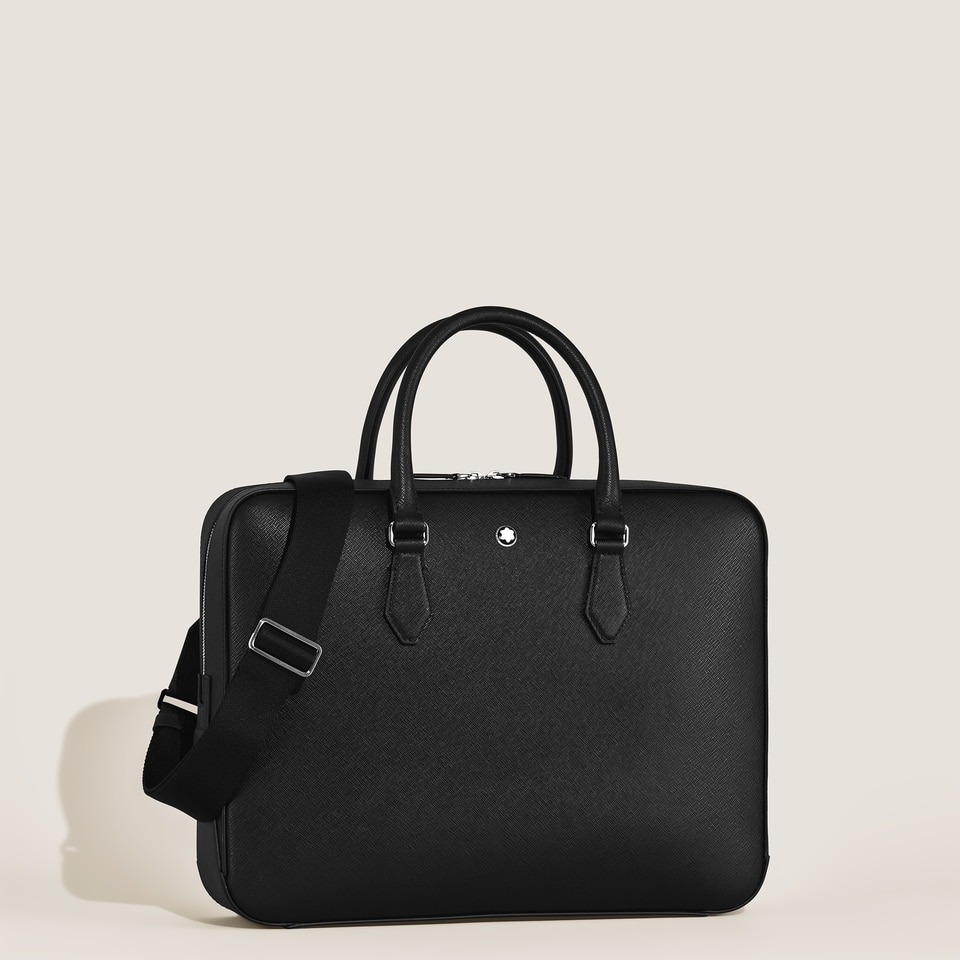 Medium Briefcase in Sartorial Leather - 3
