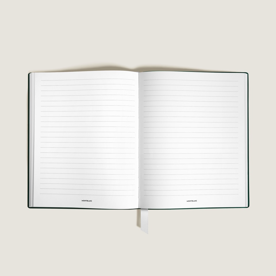 Notebook Large, Saffiano Leather, British Green - Lined Pages - 2