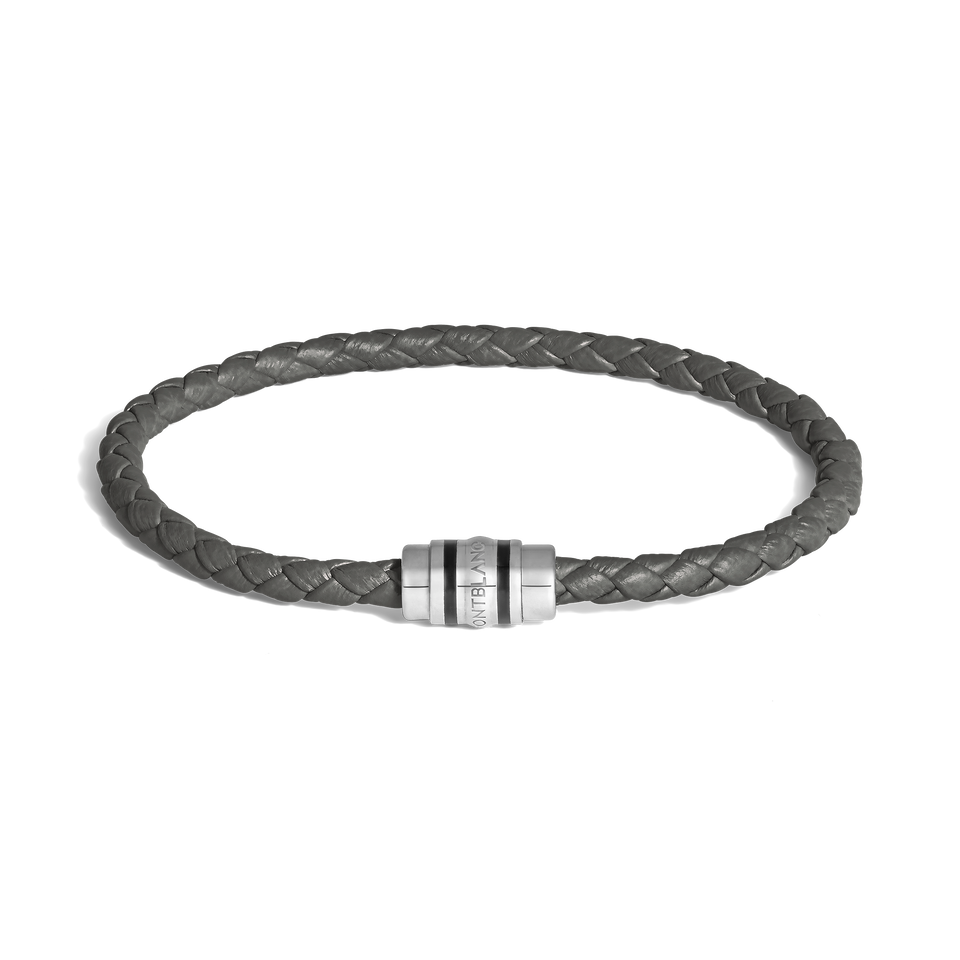 3 Rings Bracelet in Grain Leather S - 1