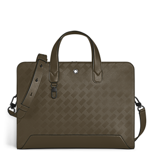 Thin Briefcase in Extreme Leather