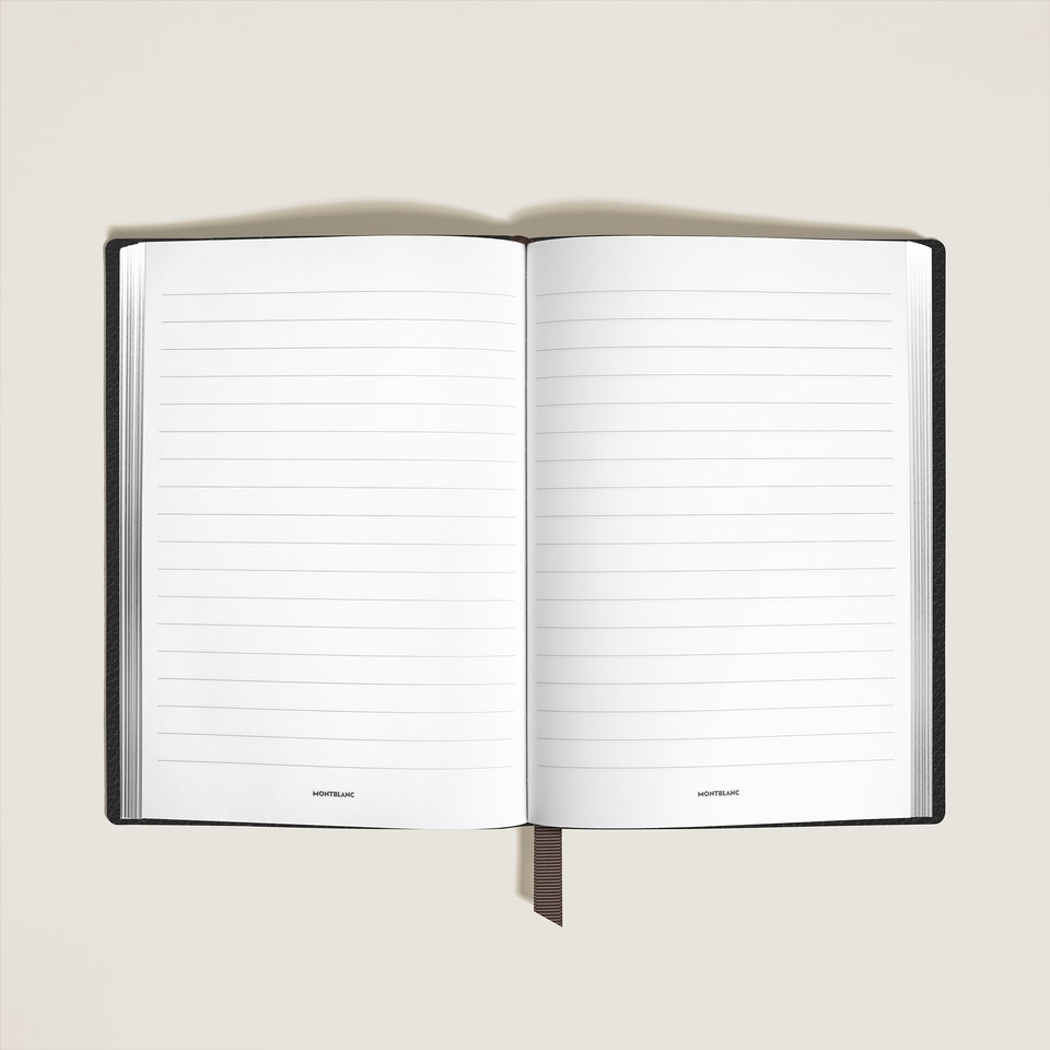 Medium Notebook in Grain Leather, Lined Pages - 2