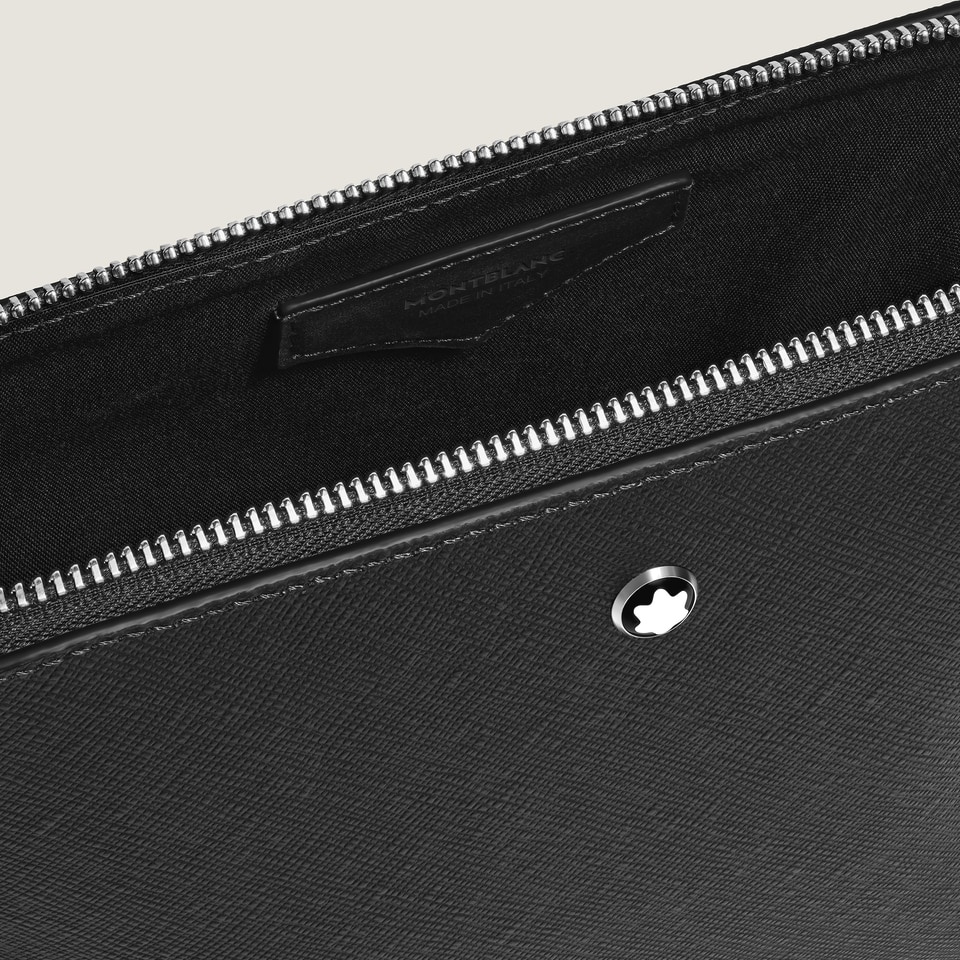 Large Travel Pouch in Sartorial Leather - 4