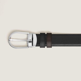 Horseshoe 35 mm Reversible Belt in Meisterst&uuml;ck Leather