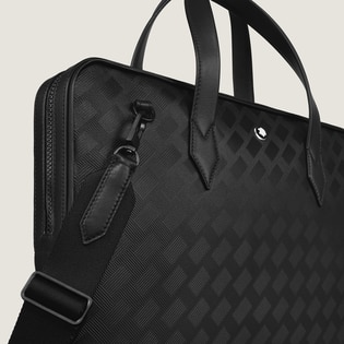 Thin Briefcase in Extreme Soft Leather
