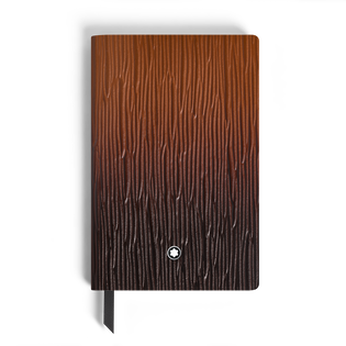 Small Notebook in Corteccia Sfumato Leather, Lined Pages