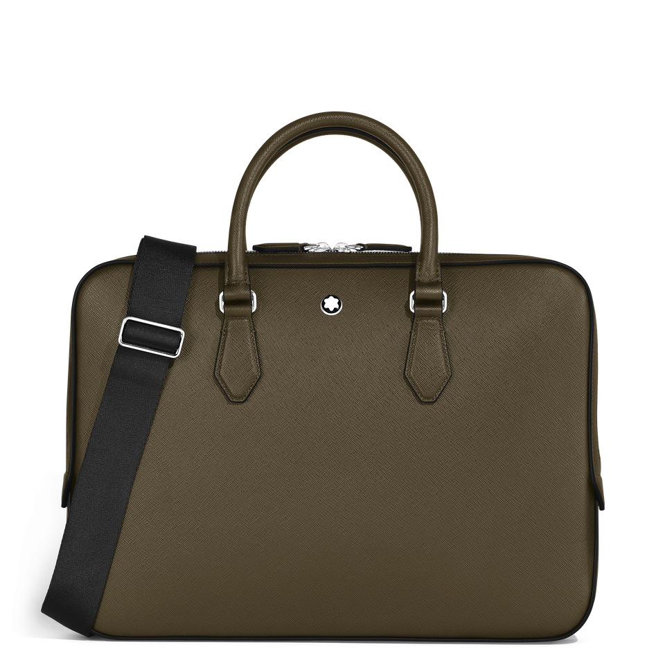 Thin Briefcase in Sartorial Leather - 1